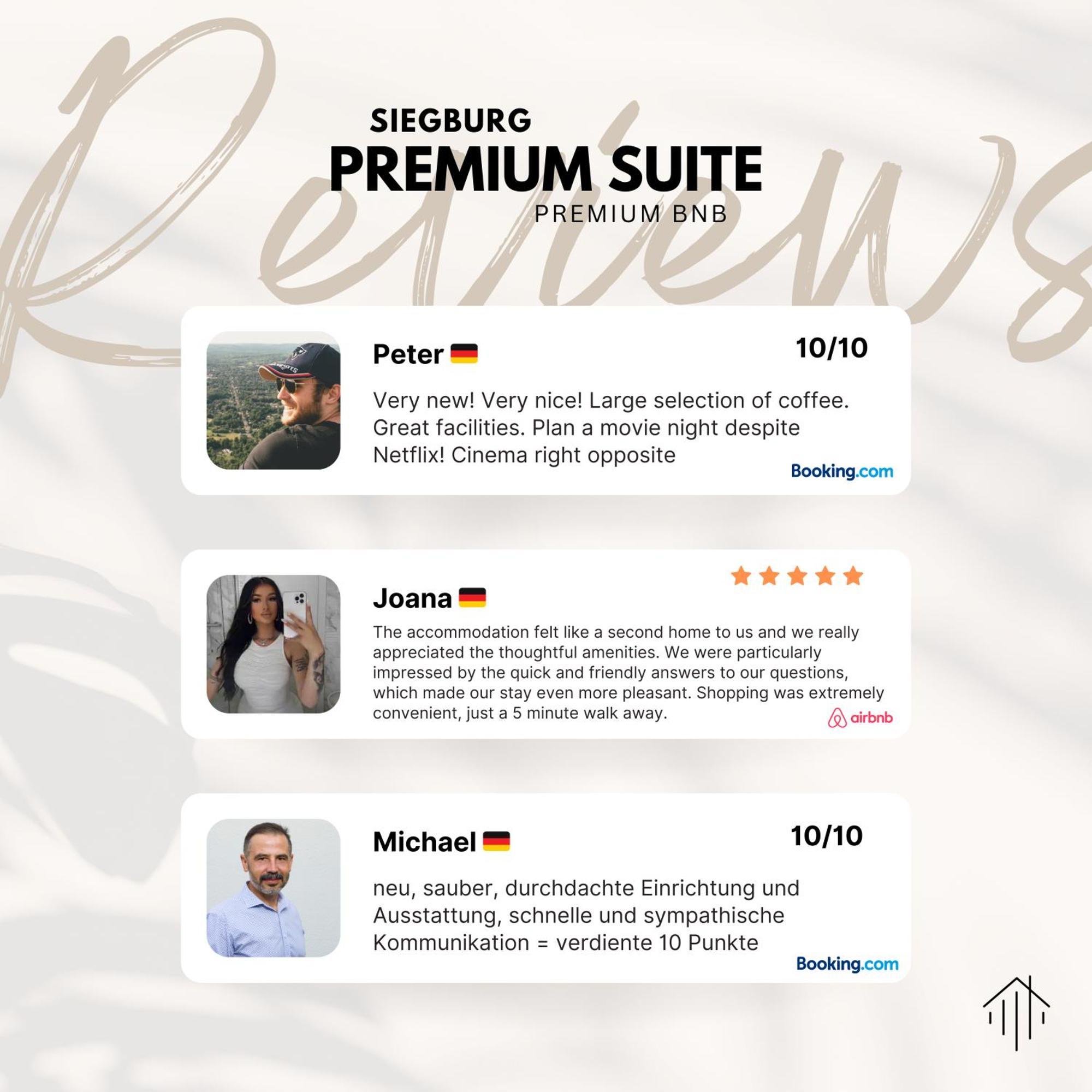 Business & Family - Zentral, 24h Check-in, Xxl Tv Apartment Siegburg